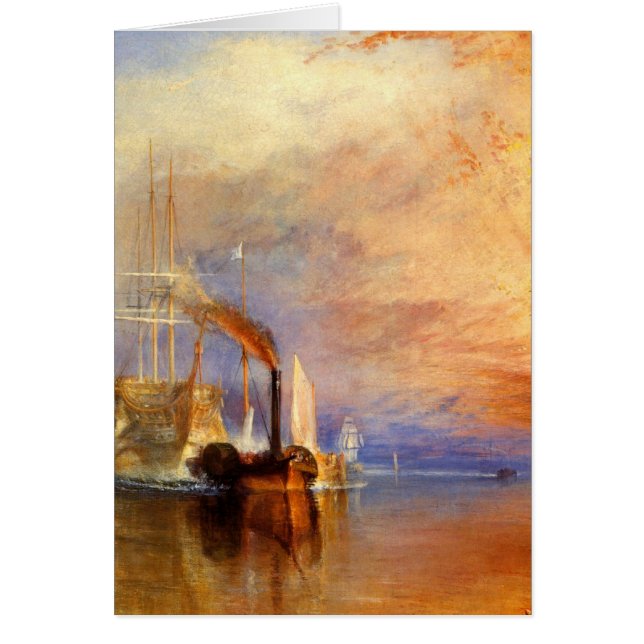 Den slåss Temerairen Hälsningskort (Framsidan)