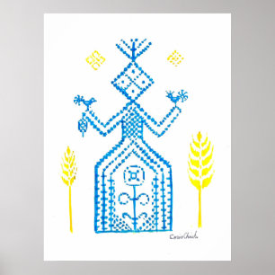 Den slaviska gudinna Mokosh Poster