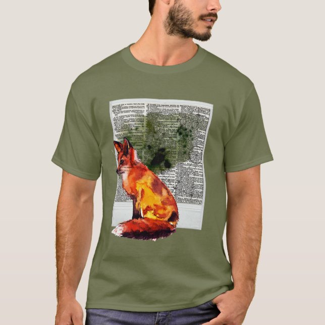 Den slutgiltiga foxfärgen Fox Instant Foto Waterco T Shirt (Framsida)