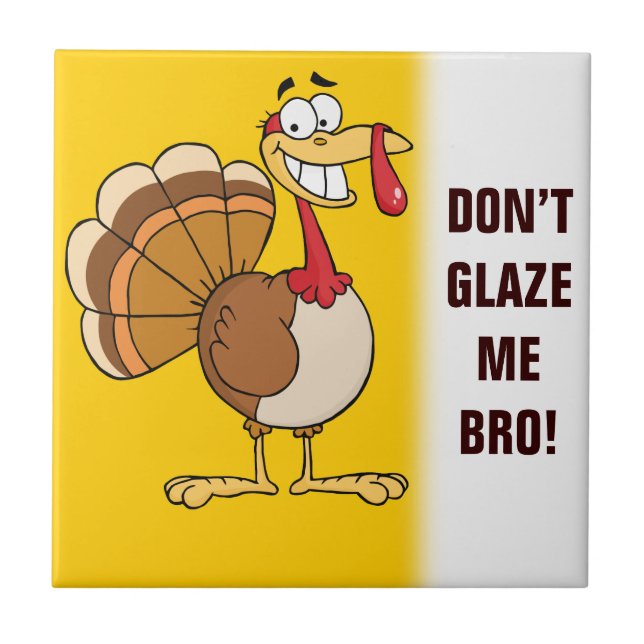 Den slutliga Thanksgivingen av ett dömt Turkiet Kakelplatta (Framsidan)