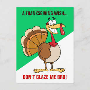 Den slutliga Thanksgivingen önskar ett dömt Turkie Helg Vykort