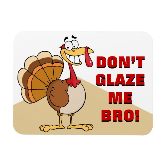 Den slutliga Thanksgivingen önskar ett dömt Turkie Magnet (Horisontell)