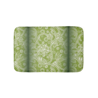 Den små badmattan avbildar badrumsmatta