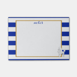 Den små chic pudeln postar det noterar post-it block