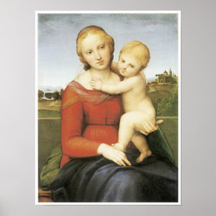Den små Couperen Madonna, C. 1505 Poster