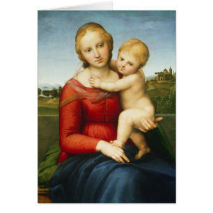 Den små Cowperen Madonna, c.1505 (olja på panel) Hälsningskort