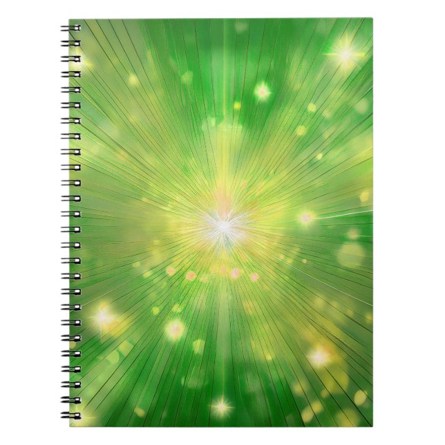 ✨ Den smaragdgröna visionären  Anteckningsbok (Framsidan)