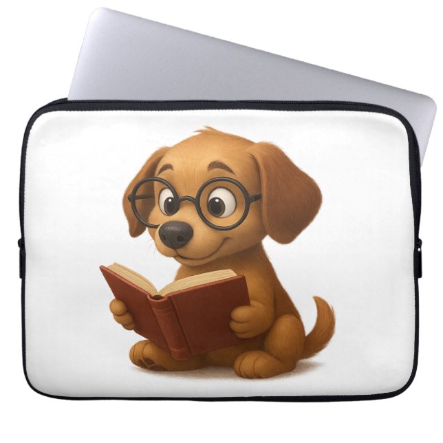 Den smarta Hund från framtiden Laptop Fodral (Framsidan)