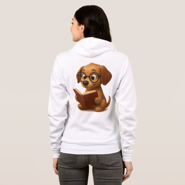Den smarta Hund från framtiden T Shirt (Hel baksida)