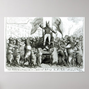 Den Smithfield parlamentet: Universell rösträtt Poster