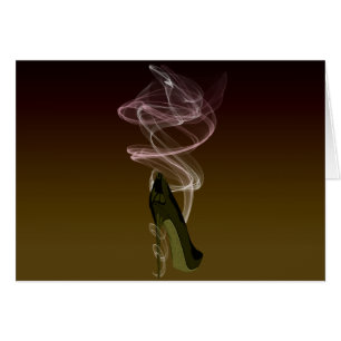 Den Smokin stiletten skor konst OBS Kort