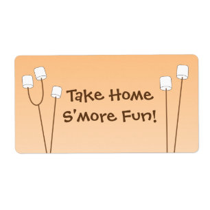 Den S'mores partyfavören hänger lös märkren Fraktsedel