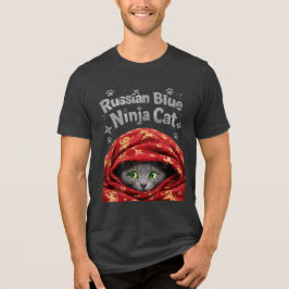 Den smygande och knöliga: Rysk blå ninjkatt T Shirt