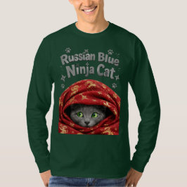 Den smygande och knöliga: Rysk blå ninjkatta T Shirt