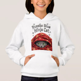 Den smygande och stelaktige: Rysk blå ninjakatt T Shirt