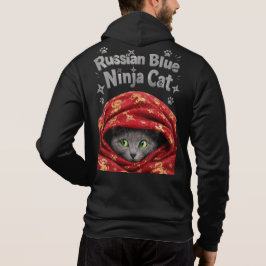 Den smygande och stelaktige: Rysk blå ninjakatt T Shirt