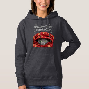 Den smygande och tråkiga: Rysk blå ninjakatt T Shirt