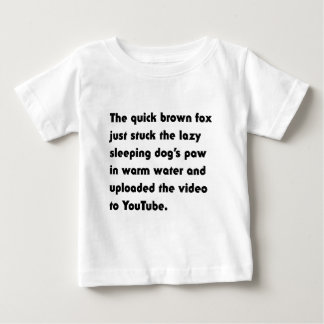 Den Snabba Bruna Räven Fastnade... Pangram T-Shirt