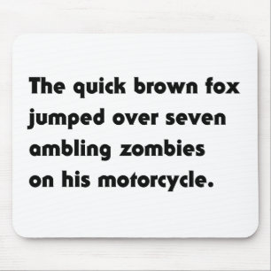 Den Snabba Bruna Räven Hoppade Över... Pangram T-S Musmatta