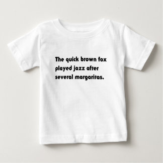 Den Snabba Bruna Räven Spelade Jazz... Pangram T-S Tee
