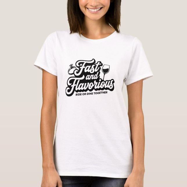 Den snabba och smakrika serie T-Shirt  (Framsida)