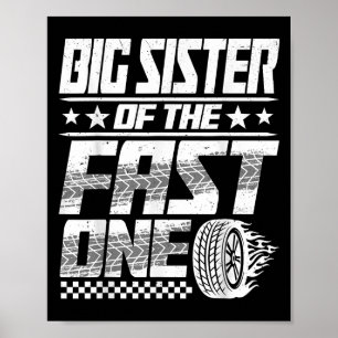 Den snabba Tävlan en första födelsedag C Poster