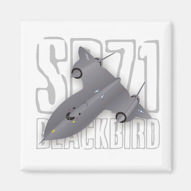 Den snabbaste supersoniske spionen flygplan: SR-71 Magnet (Framsidan)