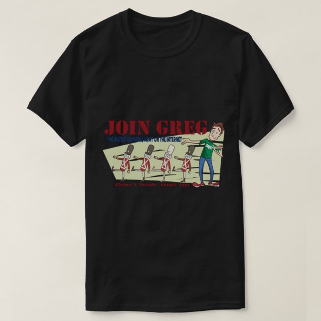 Den snabbaste växande armén på Internet T Shirt (Design framsida)