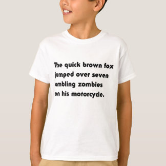 Den snabbbruna räven tog över.. Pangram T-Shirt