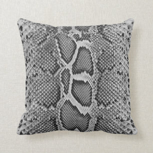 Den Snakeskin designen, orm flår tryckmönster Kudde