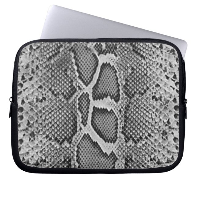 Den Snakeskin designen, orm flår tryckmönster Laptop Sleeve (Framsidan)