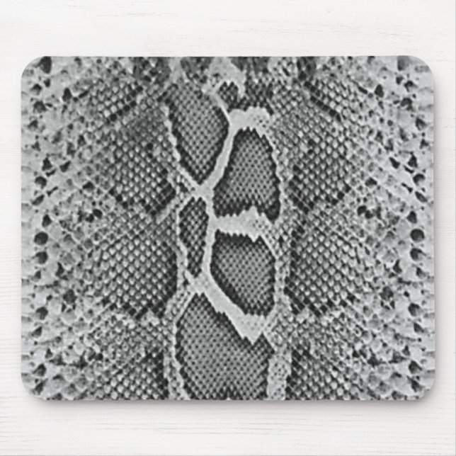 Den Snakeskin designen, orm flår tryckmönster Musmatta (Framsidan)