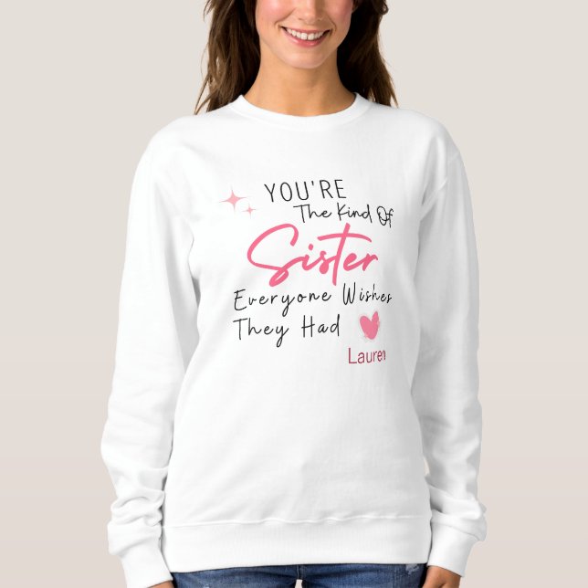 Den Snälla Syster Tröjan - Personlig Gåva T Shirt (Framsida)