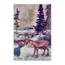 Den snödrottningEdmund Dulac konsten