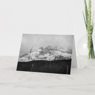 Den snöig Montana helgdag nå en höjdpunkt Helgkort