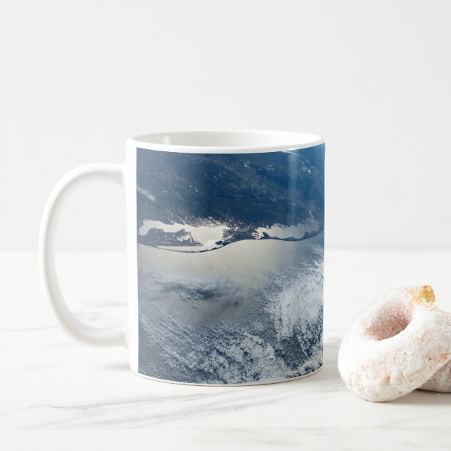 Den södra delen av Brasilien som gränsar till Urug Kaffemugg (Med munk)