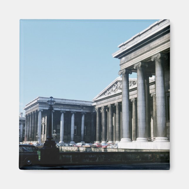 Den södra fronten av British Museum Magnet (Framsidan)