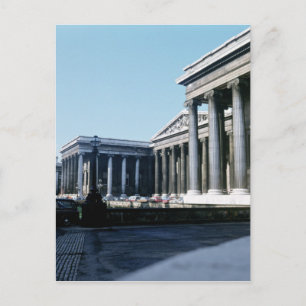 Den södra fronten av British Museum Vykort