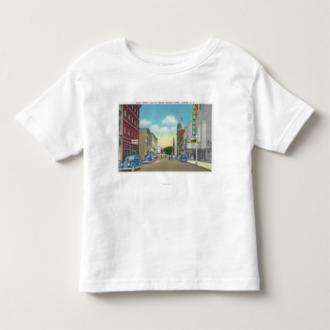 Den södra gatan beskådar av den Genesee gatan T-shirt (Framsida)