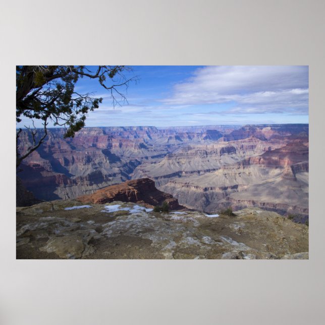 Den södra kanten beskådar grandet Canyon Poster (Framsidan)