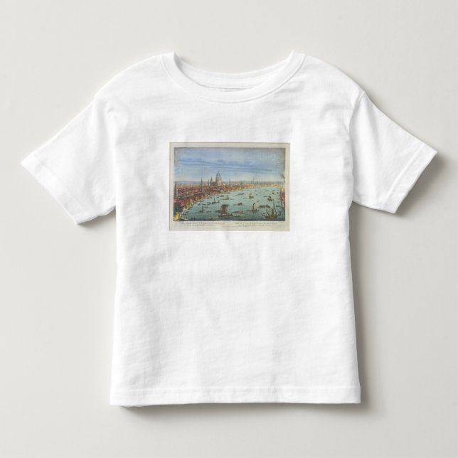 Den södra västra utsikten av London, från Somerset Tee (Framsida)