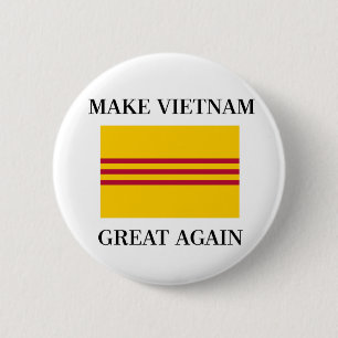 Den södra vietnamesiska flagga - gör Vietnam Knapp