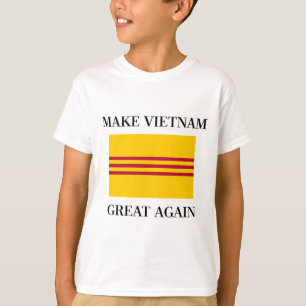 Den södra vietnamesiska flagga - gör Vietnam T Shirt