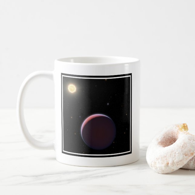 Den Sol-liknande Star Kepler 51 och tre giant Plan Kaffemugg (Med munk)