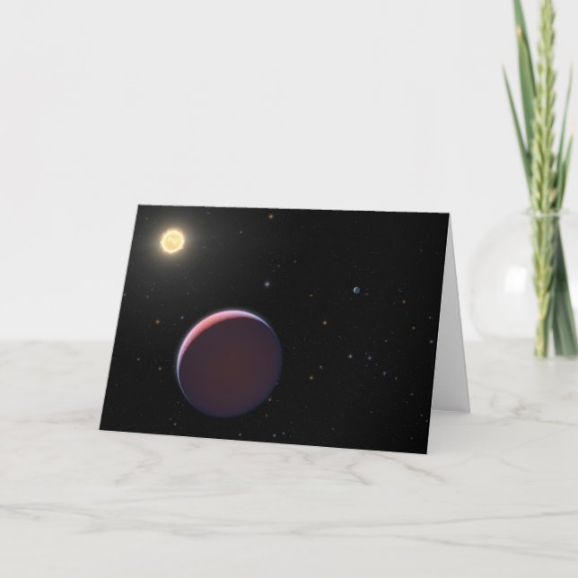 Den Sol-liknande Star Kepler 51 och tre giant Plan Kort (Framsida)