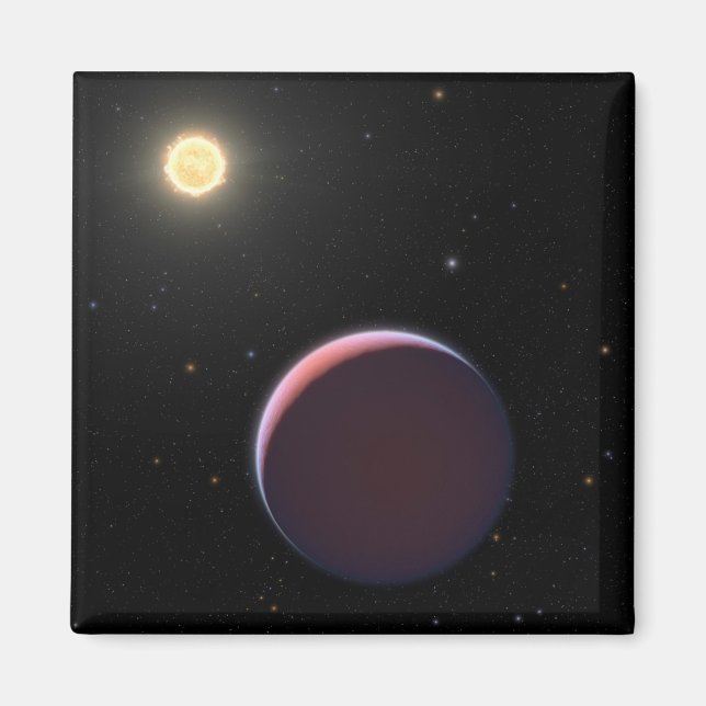 Den Sol-liknande Star Kepler 51 och tre giant Plan Magnet (Framsidan)