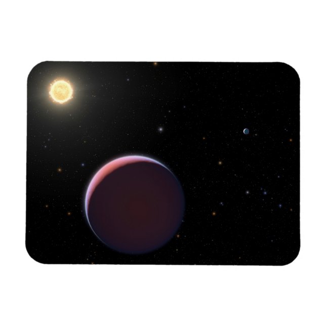 Den Sol-liknande Star Kepler 51 och tre giant Plan Magnet (Horisontell)