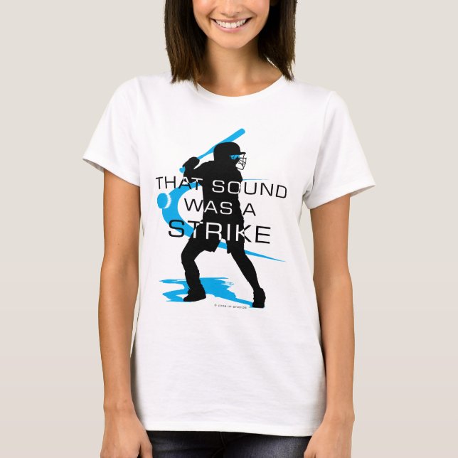 Den solida blåttsoftballT-tröja T-shirt (Framsida)