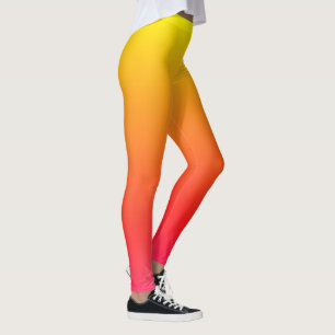 Den solnedgångOmbre damasker Waveline brännmärk Leggings