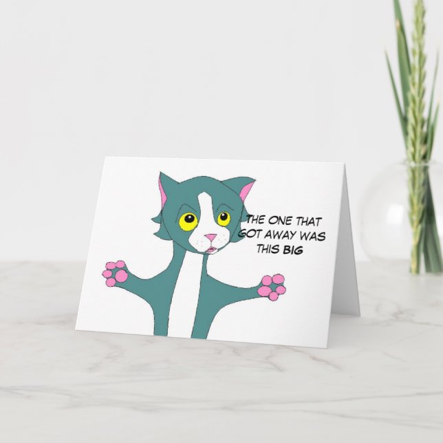 Den som harna var borta... kort (Framsida)